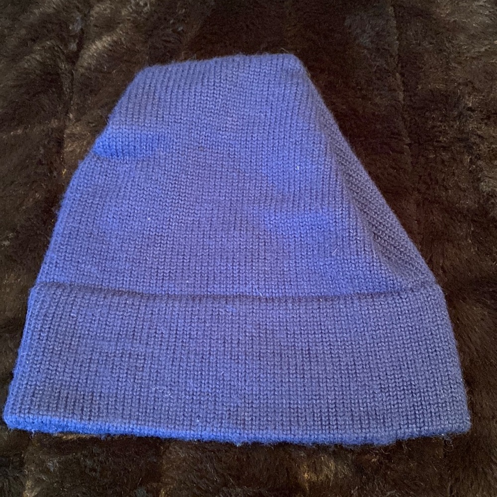 Ossi Skiwear Navy Blue Wool Toboggan
